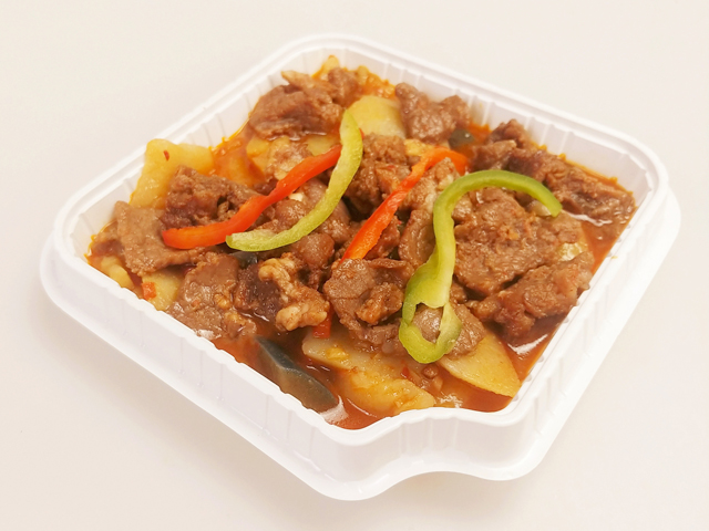  孜然牛肉盖浇饭 